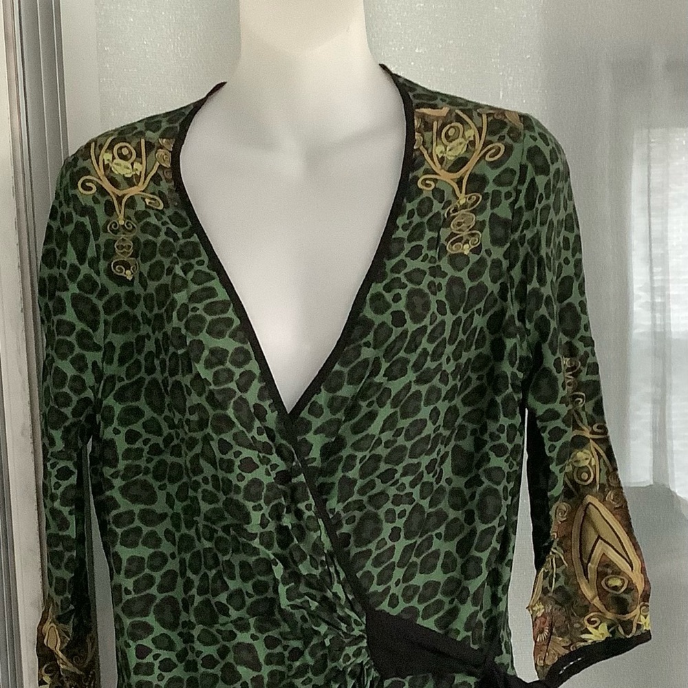 Genuine Analili Rayon Wrap Dress - Picture 2 of 11